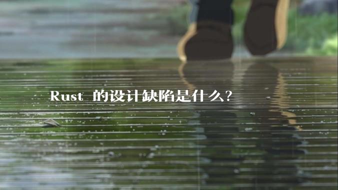 Rust 的设计缺陷是什么?